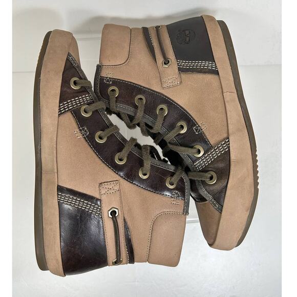 HOST PICK Timberland Earthkeepers High Tops Women Size 6 Leather Tan Brown NWOT - Picture 8 of 10